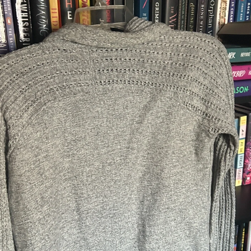 Sonoma Women's Gray Cardigan Sweater - Picture 5 of 6